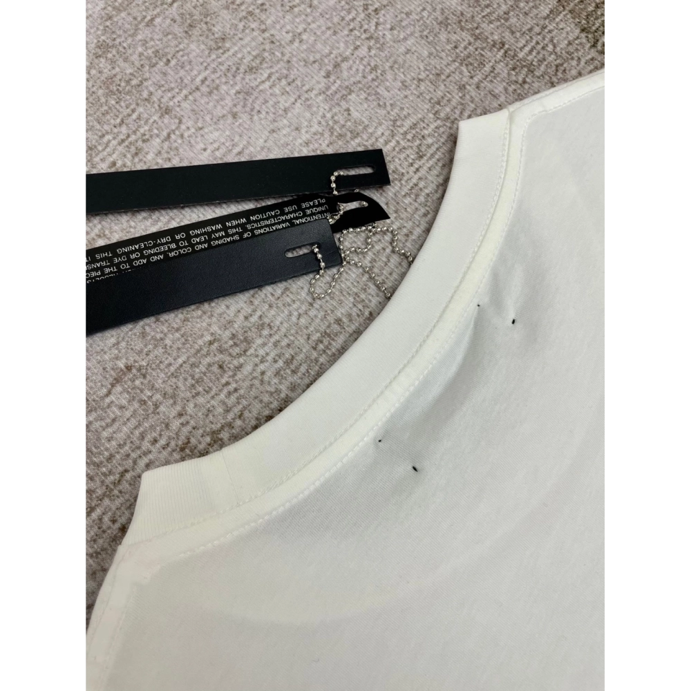 Amiri New Logo Special Print Short Sleeve T-shirt,Amiri T Shirt,Tshirt,APPAREL