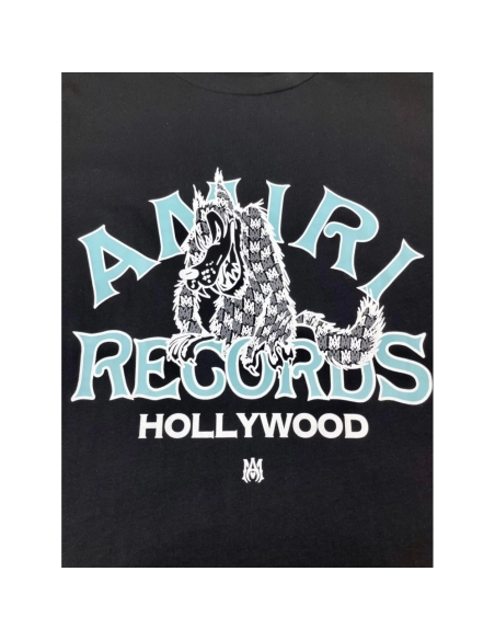Amiri New Wolf Printed Short Sleeve T-shirt,Amiri T Shirt,Tshirt,APPAREL