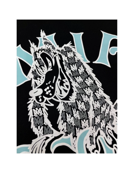 Amiri New Wolf Printed Short Sleeve T-shirt,Amiri T Shirt,Tshirt,APPAREL