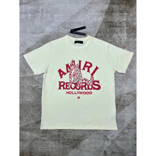 Amiri New Red Wolf Printed Short Sleeve T-shirt,Amiri T Shirt,Tshirt,APPAREL