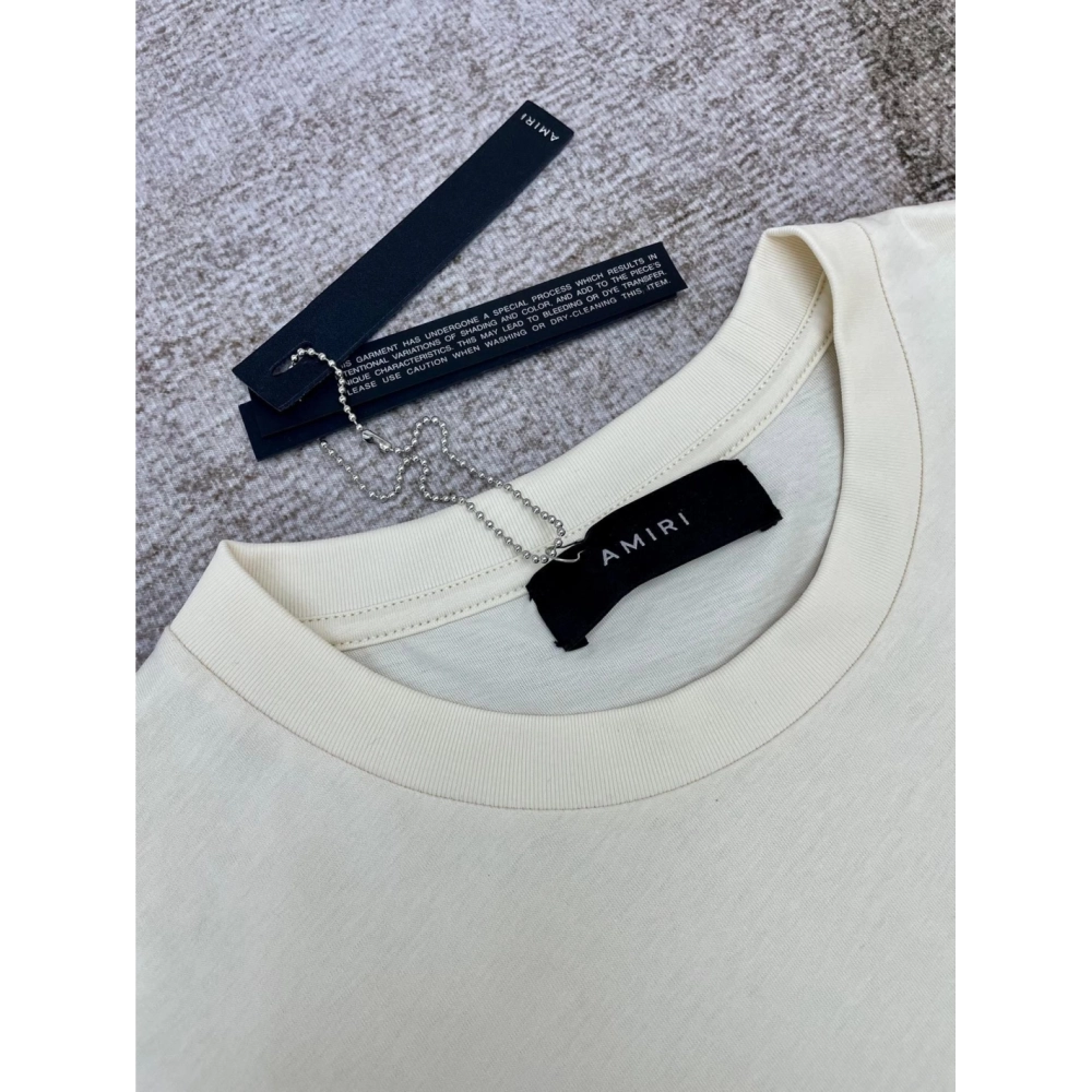 Amiri New Red Wolf Printed Short Sleeve T-shirt,Amiri T Shirt,Tshirt,APPAREL