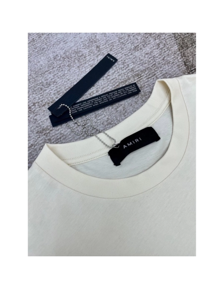 Amiri New Red Wolf Printed Short Sleeve T-shirt,Amiri T Shirt,Tshirt,APPAREL