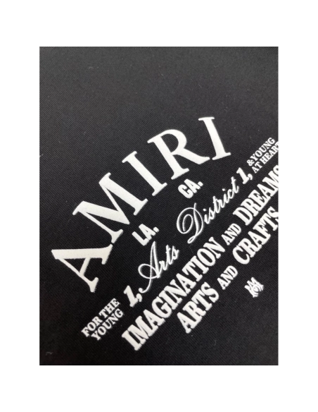 Amiri New Logo Letter Short Sleeve T-shirt,Amiri T Shirt,Tshirt,APPAREL