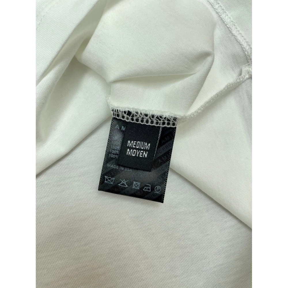 Amiri New Logo Letter Short Sleeve T-shirt,Amiri T Shirt,Tshirt,APPAREL