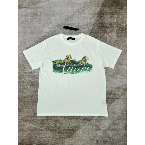 Amiri New Double Leopard Printed Short-Sleeve T-shirt,Amiri T Shirt,Tshirt,APPAREL