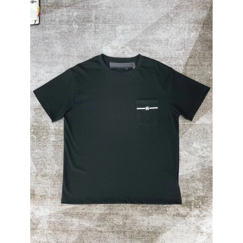 Amiri New pocket short-sleeved pocket, rear logo print T-shirt,Amiri T Shirt,Tshirt,APPAREL