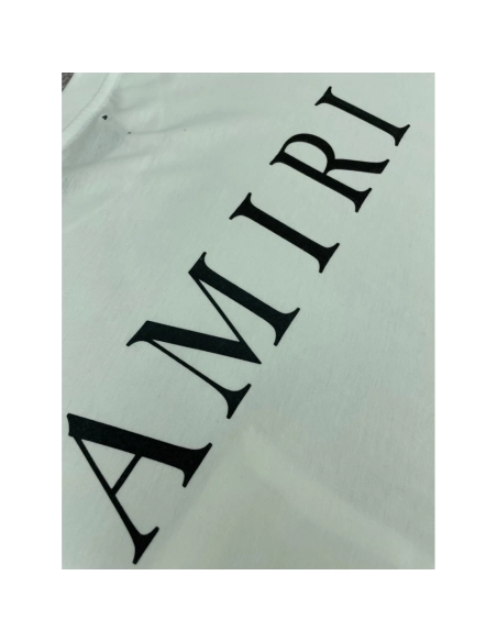 Amiri New pocket short-sleeved pocket, rear logo print T-shirt,Amiri T Shirt,Tshirt,APPAREL