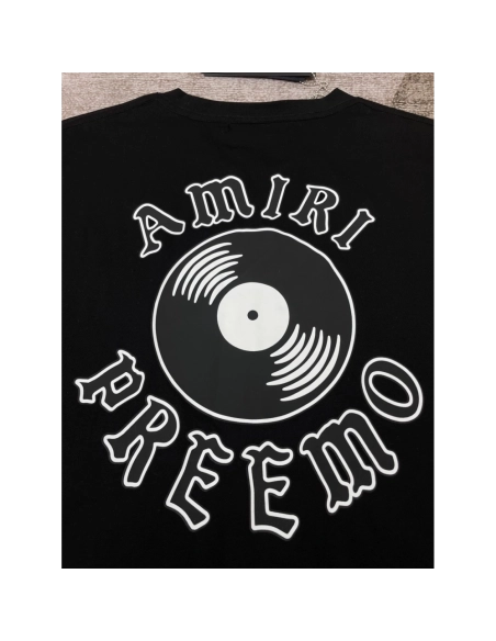 Amiri New Logo Collaboration Short Sleeve T-shirt,Amiri T Shirt,Tshirt,APPAREL