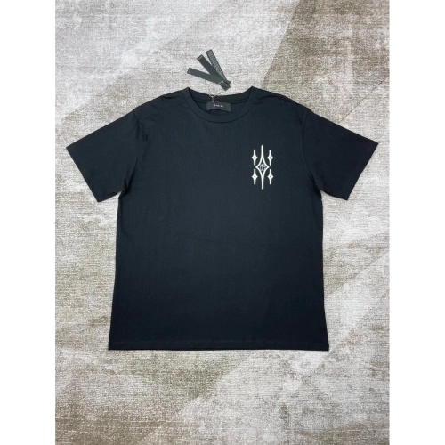 Amiri New Logo Letter Short Sleeve T-shirt,Amiri T Shirt,Tshirt,APPAREL