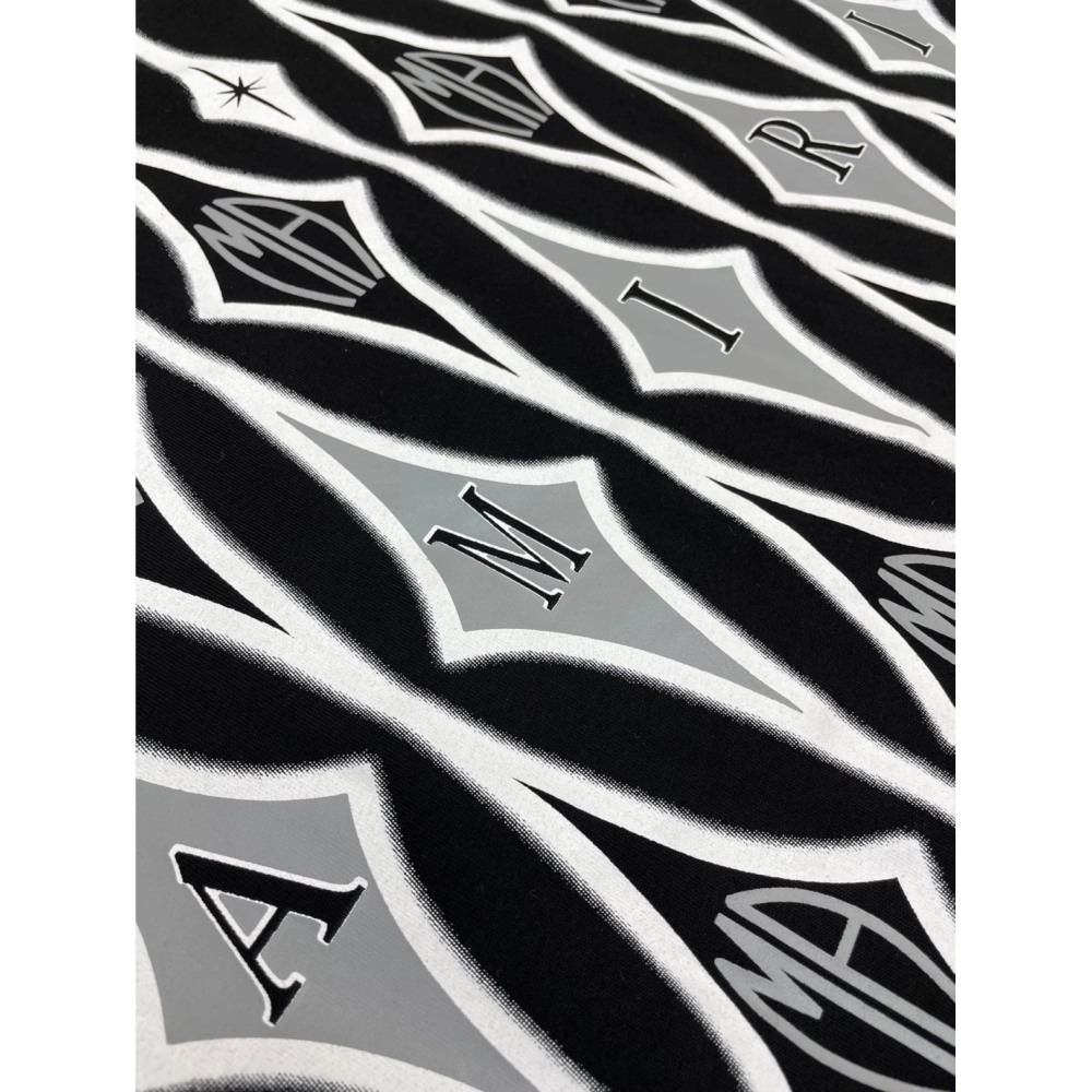 Amiri New Logo Letter Short Sleeve T-shirt,Amiri T Shirt,Tshirt,APPAREL