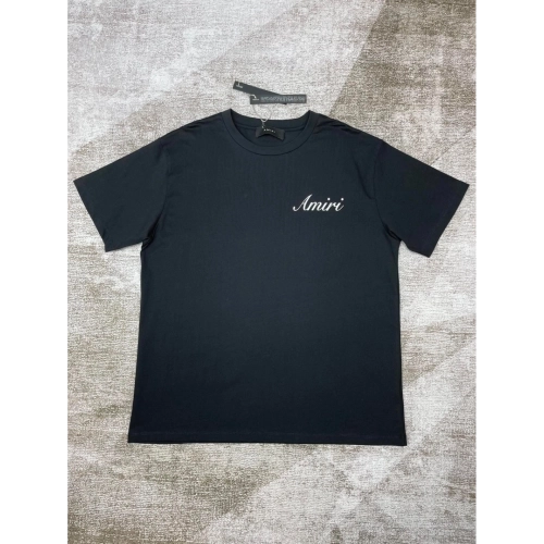 Amiri New Logo Letter Short Sleeve T-shirt,Amiri T Shirt,Tshirt,APPAREL