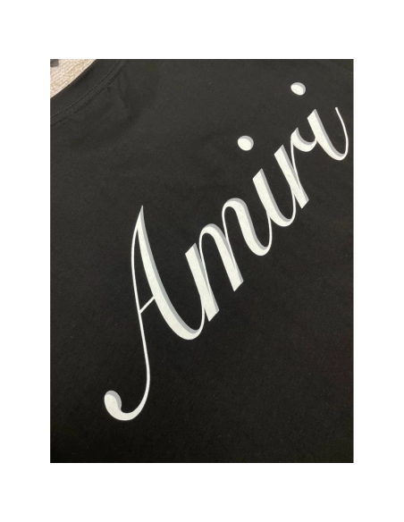 Amiri New Logo Letter Short Sleeve T-shirt,Amiri T Shirt,Tshirt,APPAREL