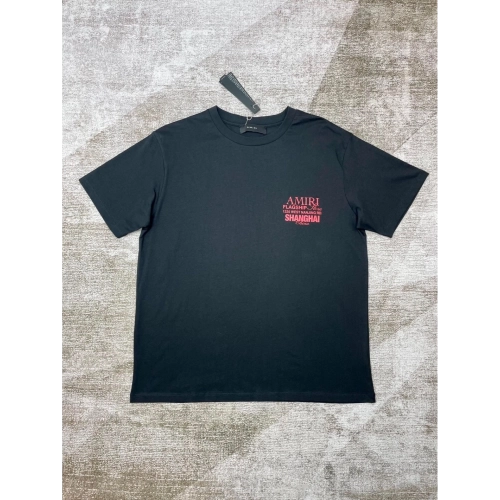 Amiri New Red Letter Printed Short Sleeve T-shirt,Amiri T Shirt,Tshirt,APPAREL