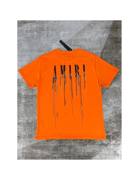 Amiri New colorful short-sleeved rear printt T-shirt,Amiri T Shirt,Tshirt,APPAREL