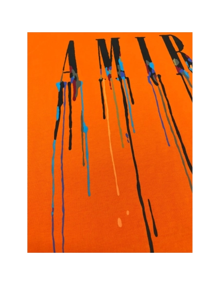 Amiri New colorful short-sleeved rear printt T-shirt,Amiri T Shirt,Tshirt,APPAREL