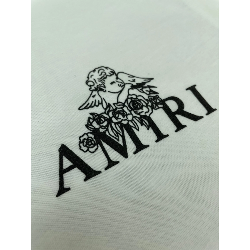 Amiri New correct version foam print T-shirt,Amiri T Shirt,Tshirt,APPAREL