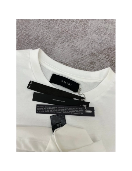 Amiri New correct version foam print T-shirt,Amiri T Shirt,Tshirt,APPAREL
