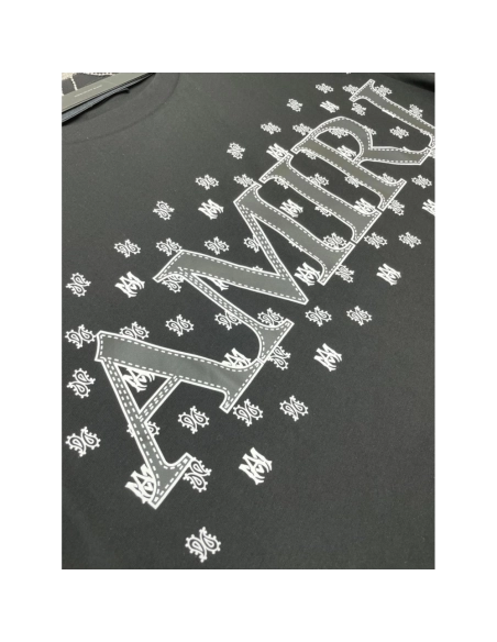 Amiri New Logo Letter Printed Short-Sleeve T-shirt,Amiri T Shirt,Tshirt,APPAREL