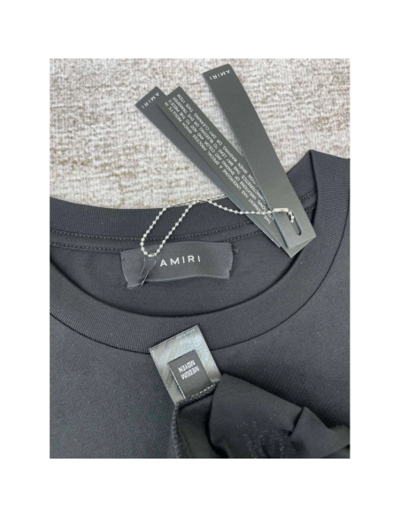 Amiri New Logo Letter Printed Short-Sleeve T-shirt,Amiri T Shirt,Tshirt,APPAREL