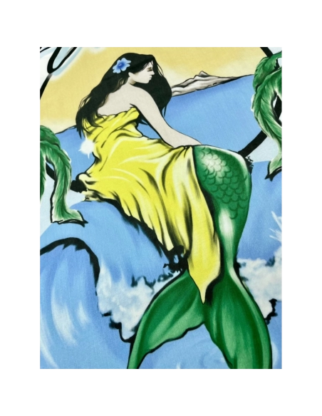 Amiri New Mermaid Printed Short-Sleeve T-shirt,Amiri T Shirt,Tshirt,APPAREL