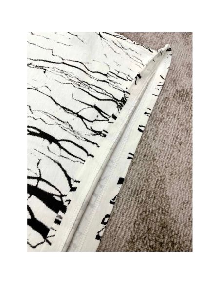 Amiri New print silk crack letter short-sleeved wide logo silk crack feeling print T-shirt,Amiri T Shirt,Tshirt,APPAREL