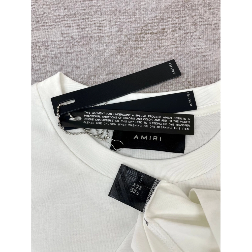 Amiri New print coconut tree short-sleeved wide logo coconut tree digital printt T-shirt,Amiri T Shirt,Tshirt,APPAREL