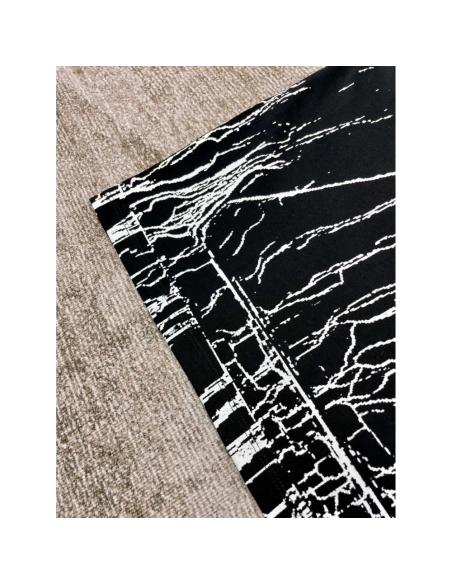 Amiri New print silk crack letter short-sleeved wide logo silk crack feeling printT-shirt,Amiri T Shirt,Tshirt,APPAREL