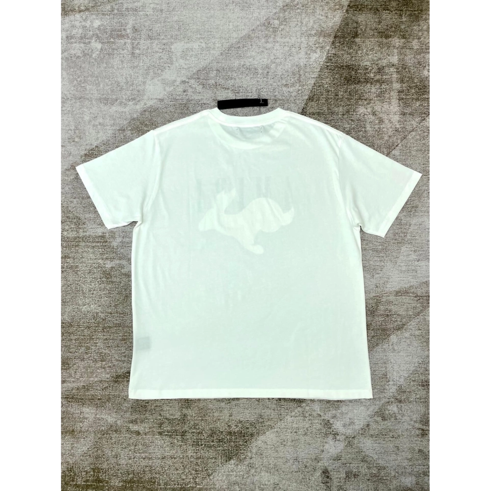 Amiri New Red Rabbit Printed Short-Sleeve T-shirt,Amiri T Shirt,Tshirt,APPAREL