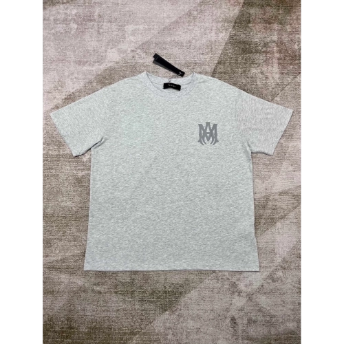 Amiri New short-sleeved New wash water mark tag T-shirt,Amiri T Shirt,Tshirt,APPAREL