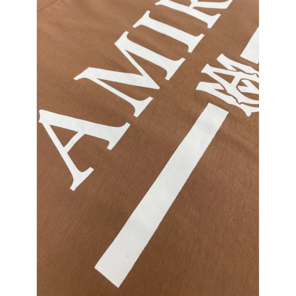 Amiri New short-sleeved paste print lego letter printt T-shirt,Amiri T Shirt,Tshirt,APPAREL