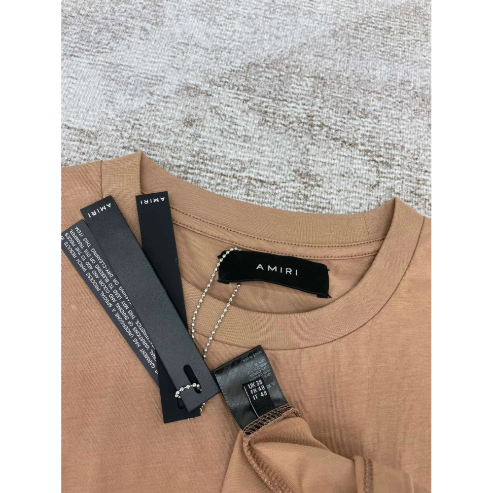 Amiri New short-sleeved paste print lego letter printt T-shirt,Amiri T Shirt,Tshirt,APPAREL
