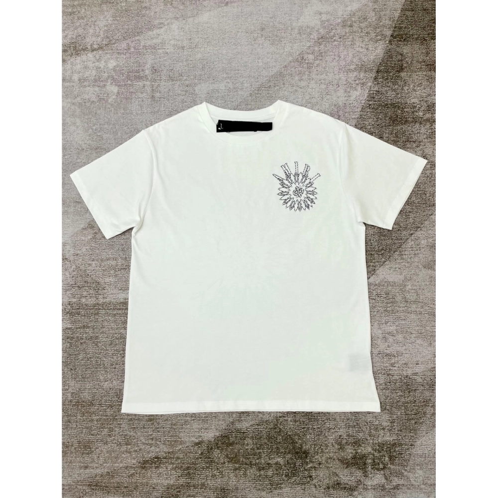 Amiri New short-sleeved rear kaleidoscope letter printt T-shirt,Amiri T Shirt,Tshirt,APPAREL
