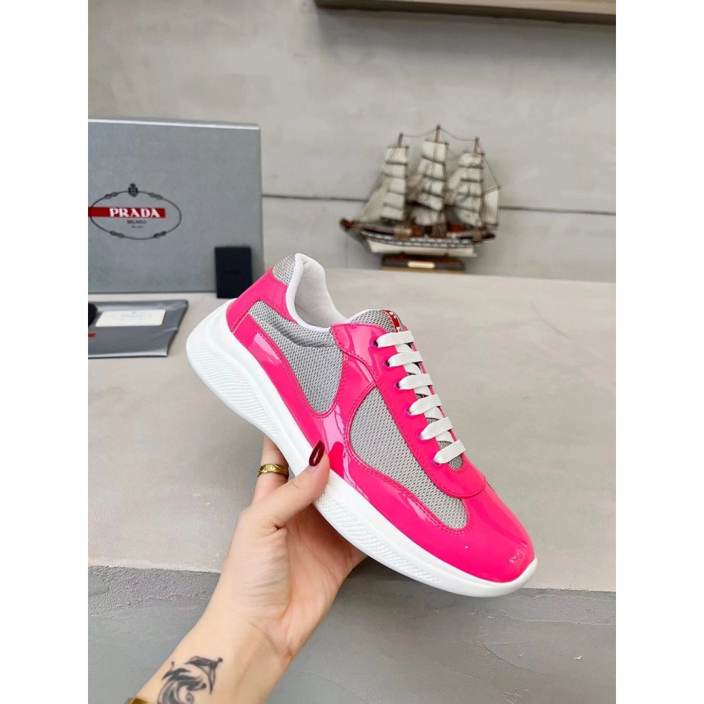 Prada Americas Cup biker fabric sneakers,PRADA SNEAKER