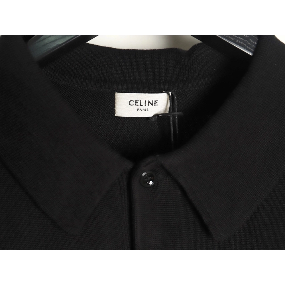Celine Arc de Triomphe short-sleeved POLO shirt,Celine