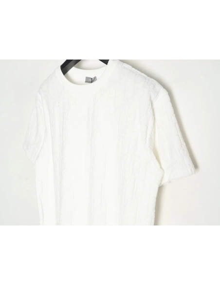 Dior classic jacquard full-print lettering short-sleeved T-shirt,Dior