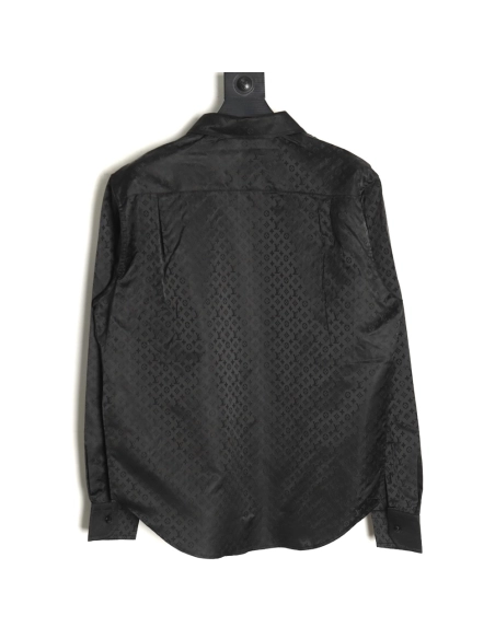 Louis Vuitton dark pattern all over print shirt TSK1,Louis Vuitton