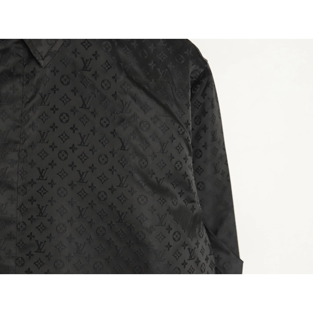 Louis Vuitton dark pattern all over print shirt TSK1,Louis Vuitton