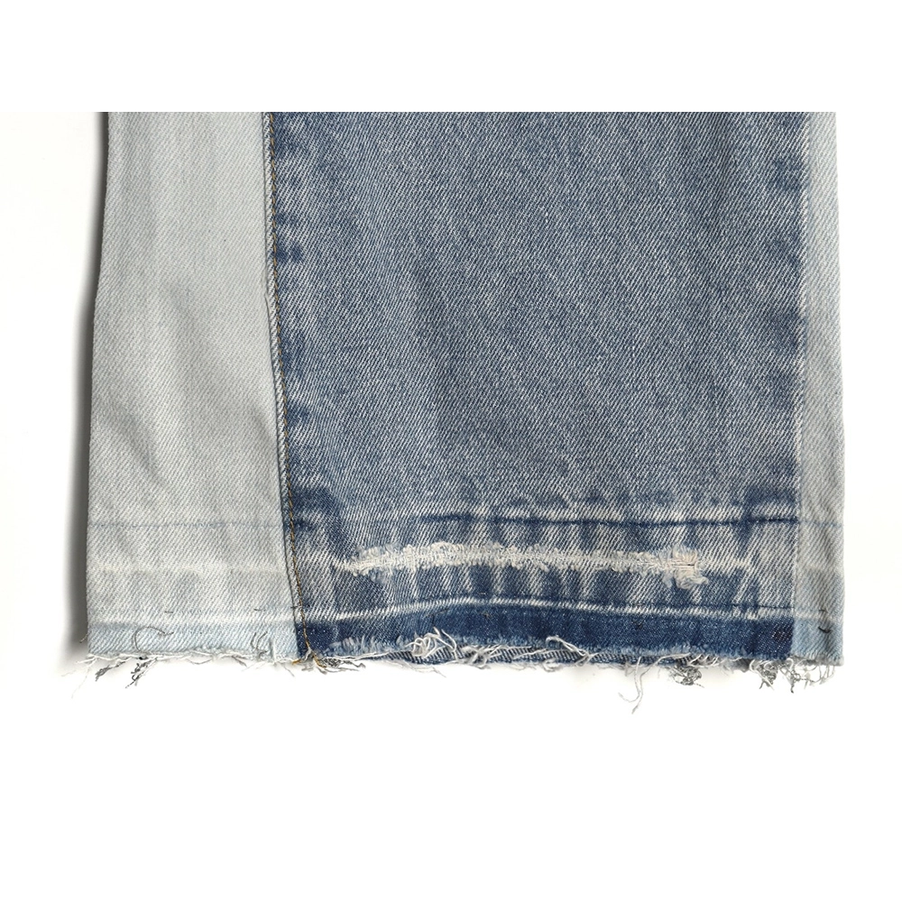 Gallery Dept panelled loose washed flared jeans,Gallery Dept