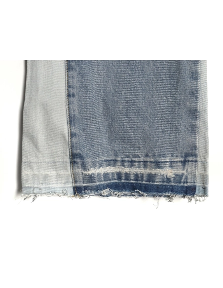 Gallery Dept panelled loose washed flared jeans,Gallery Dept