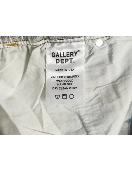 Gallery Dept panelled loose washed flared jeans,Gallery Dept
