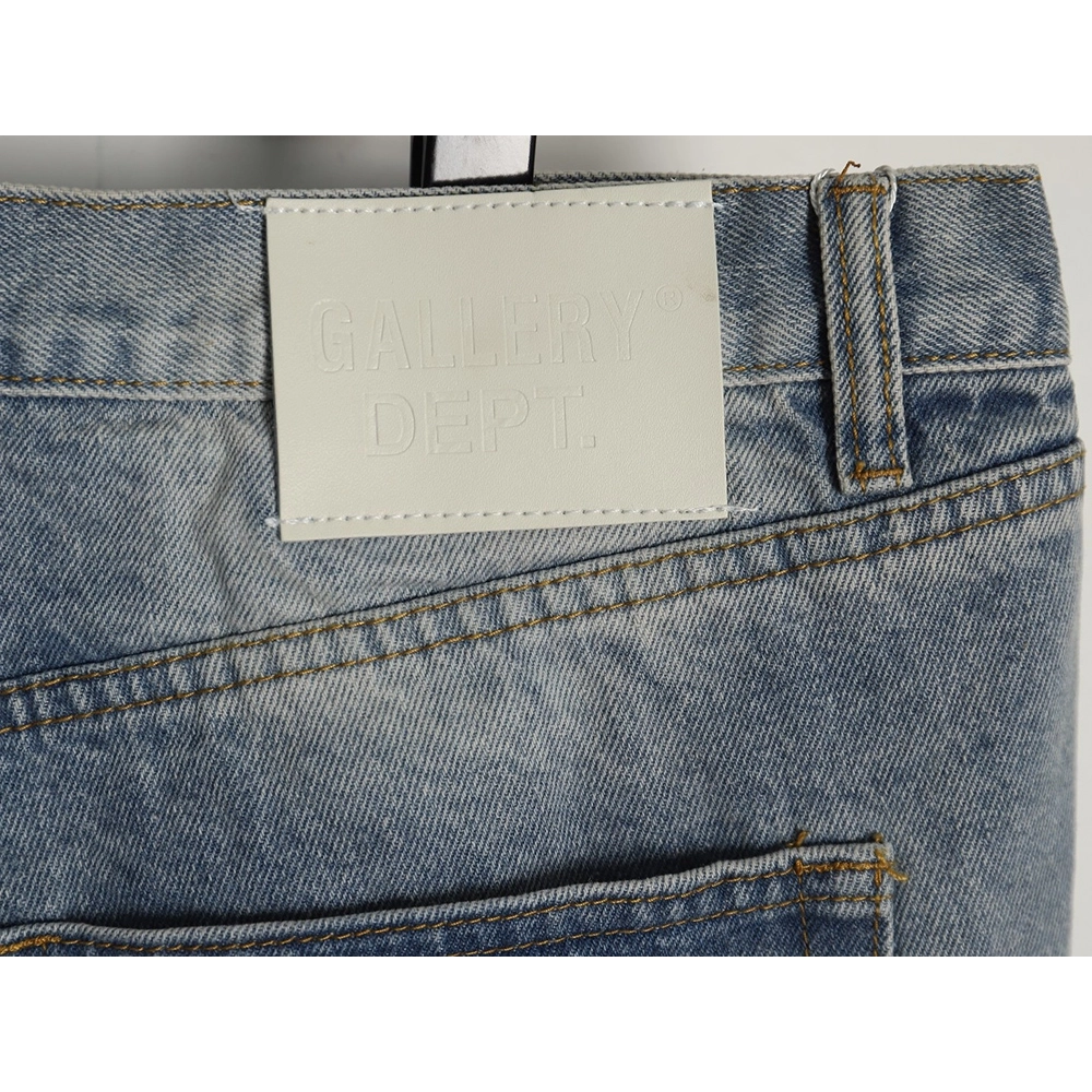 Gallery Dept panelled loose washed flared jeans,Gallery Dept