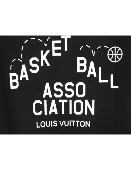 Louis vuitton &amp; NBA joint Logo print short sleeve,Louis Vuitton