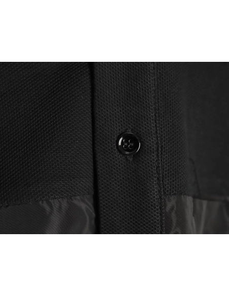 Prada patchwork triangle logo short-sleeved polo shirt,Prada