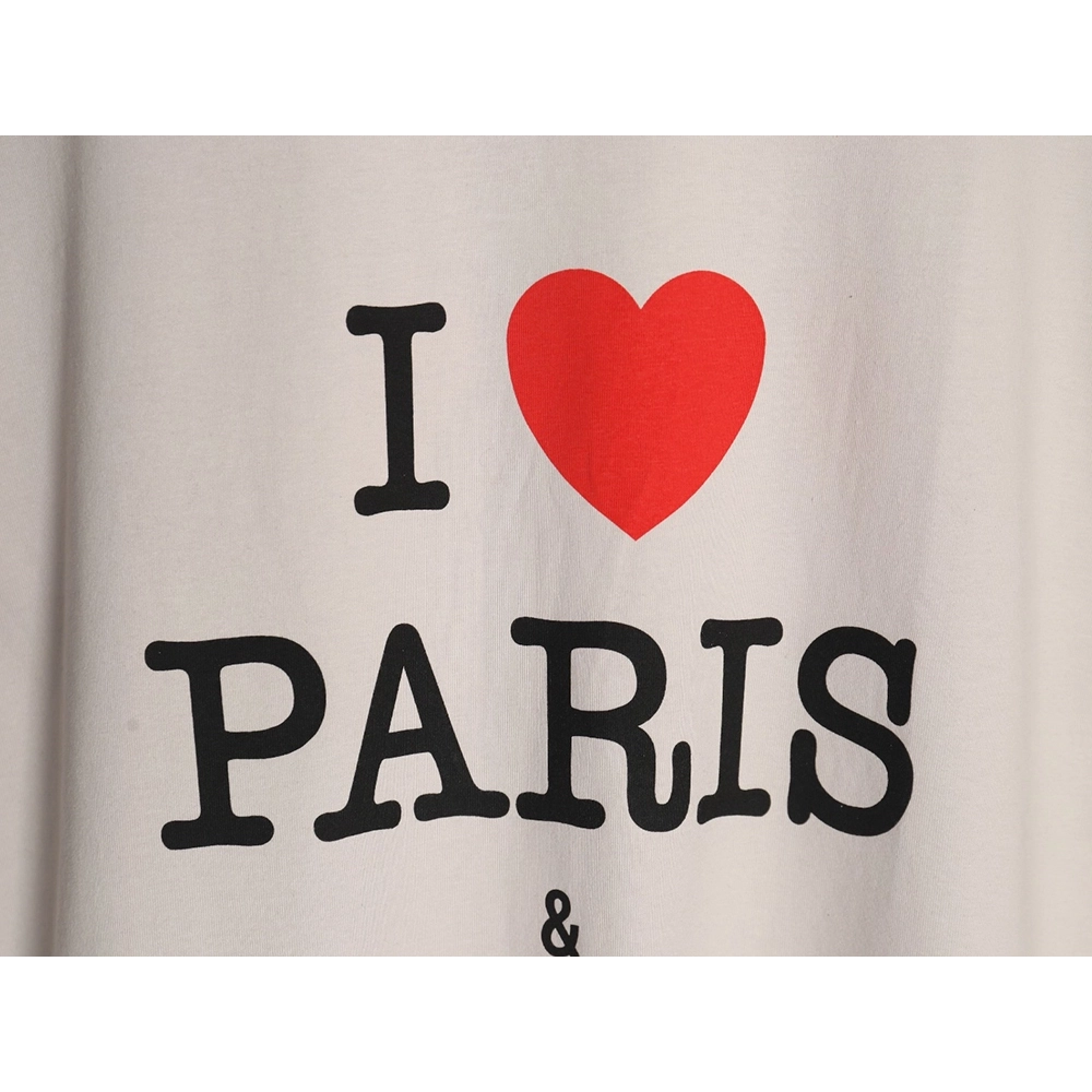 Balenciaga Valentines Day Love Print Short Sleeves,Balenciaga