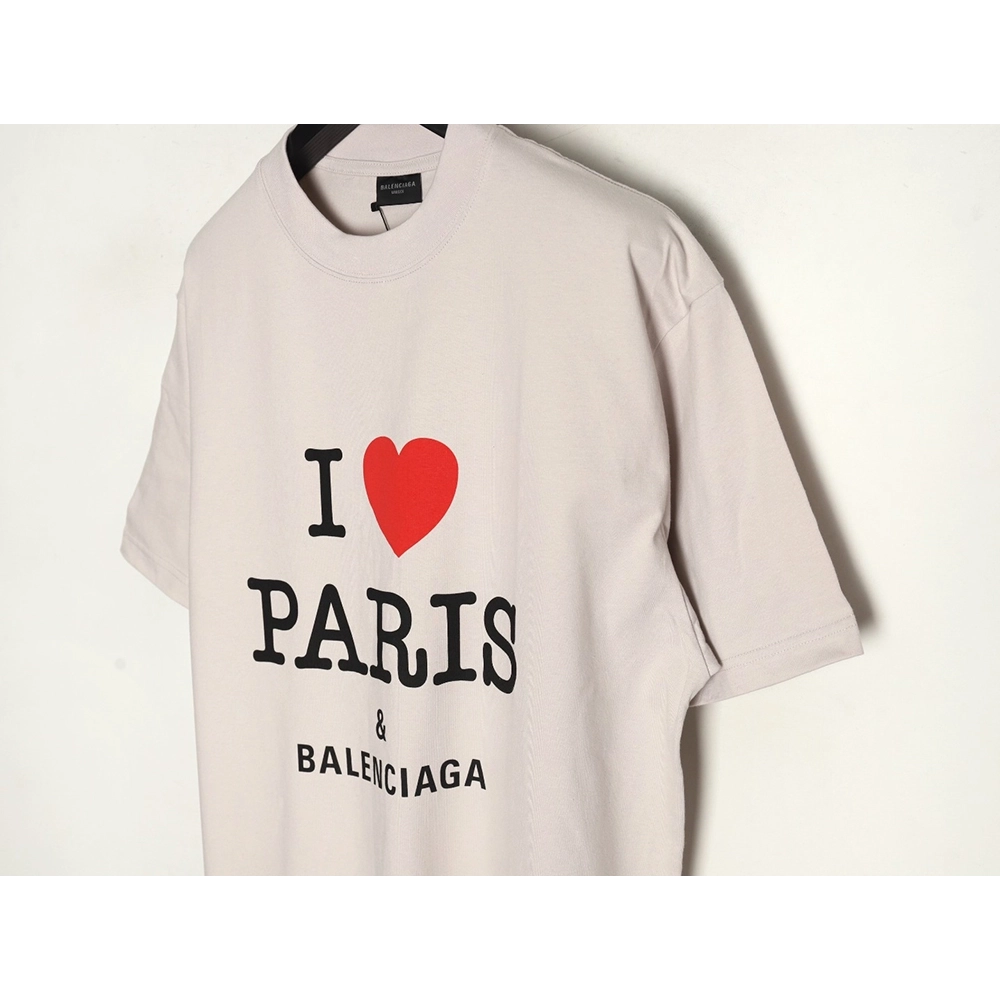 Balenciaga Valentines Day Love Print Short Sleeves,Balenciaga