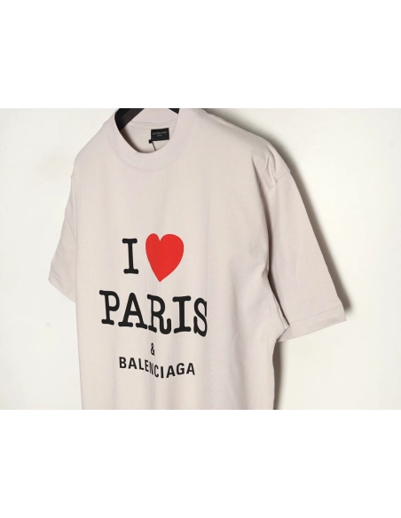 Balenciaga Valentines Day Love Print Short Sleeves,Balenciaga