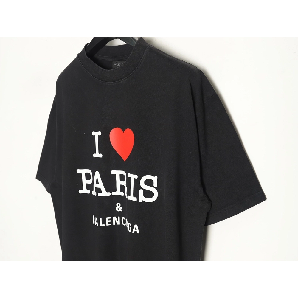 Balenciaga Valentines Day Love Print Short Sleeves TSK1,Balenciaga