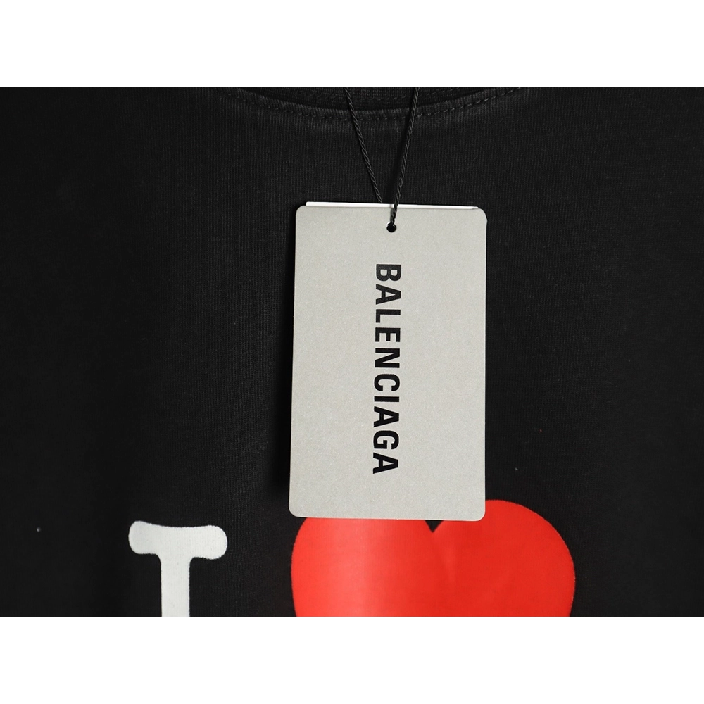 Balenciaga Valentines Day Love Print Short Sleeves TSK1,Balenciaga