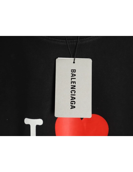 Balenciaga Valentines Day Love Print Short Sleeves TSK1,Balenciaga