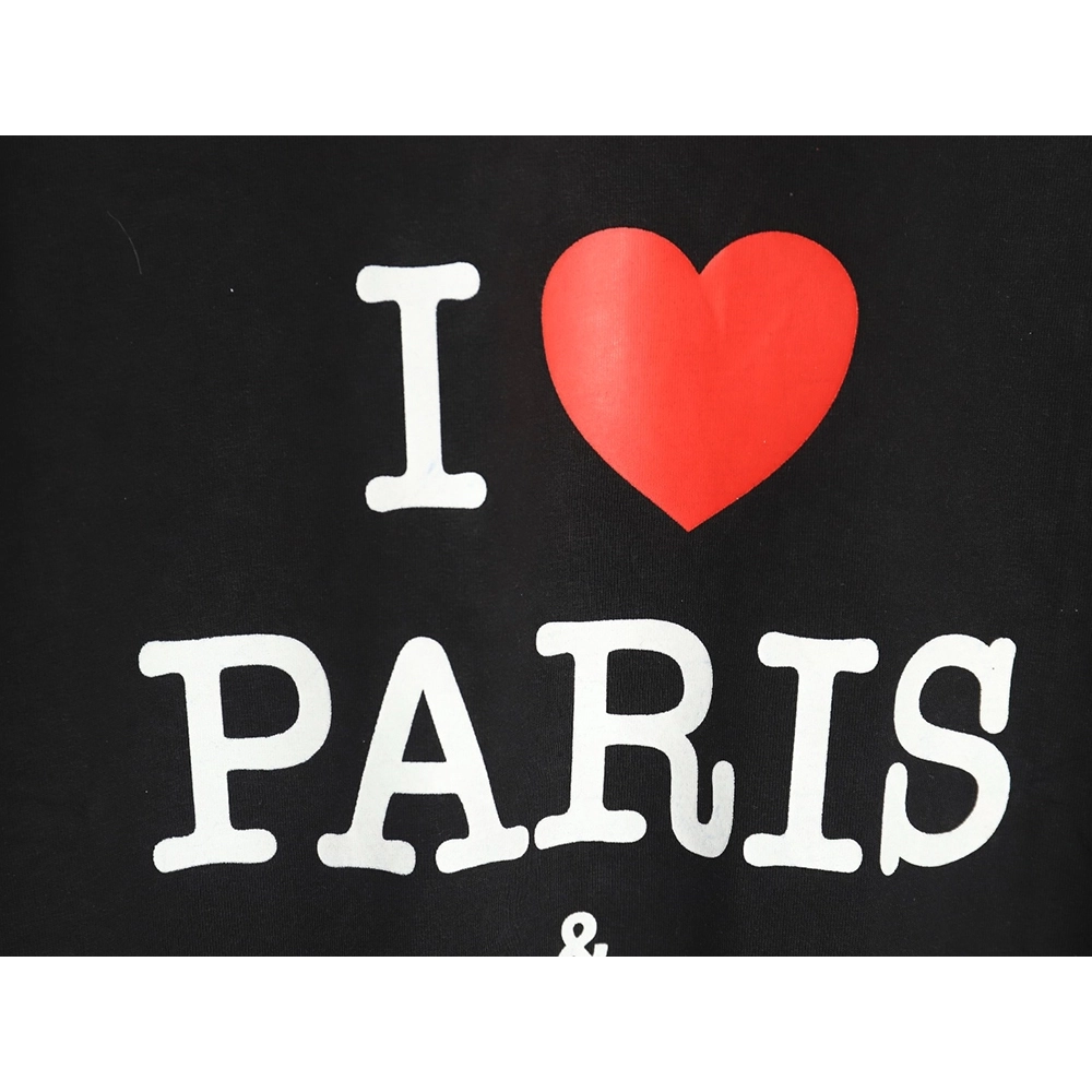 Balenciaga Valentines Day Love Print Short Sleeves TSK1,Balenciaga